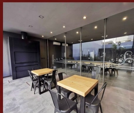 Outdoor grill area